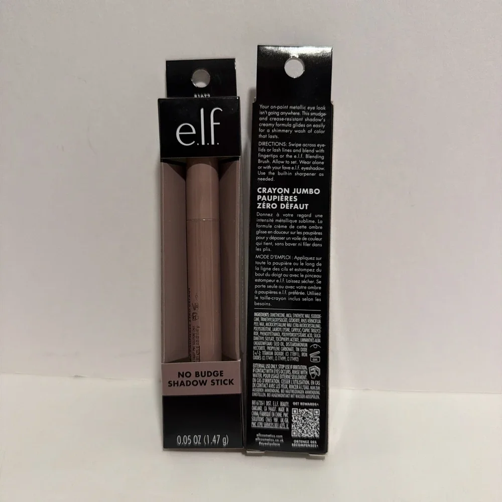 ELF  No Budge Shadow Stick‎ Smudge-Proof Eyeshadow 81672 Magnetic Pull Lot of 2